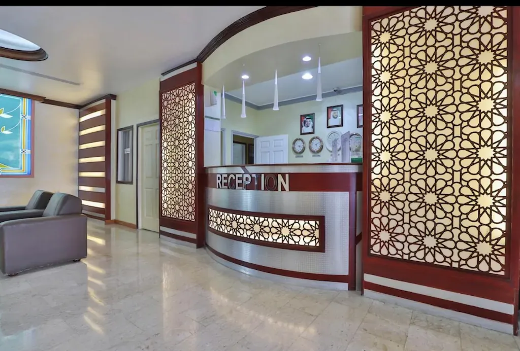 Reception at Marhaba Residence Hotel Apartments