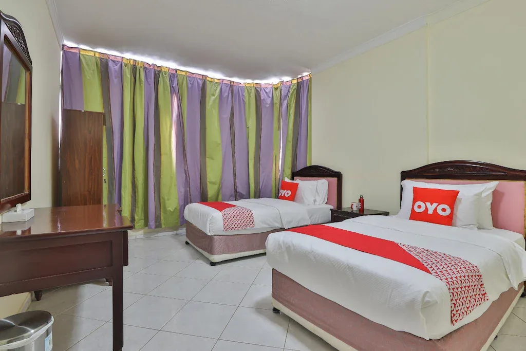 Twin room at Marhaba Residence Hotel Apartments